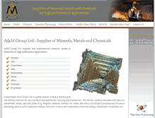 Tablet Screenshot of amgroup.uk.com