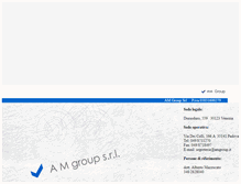 Tablet Screenshot of amgroup.it